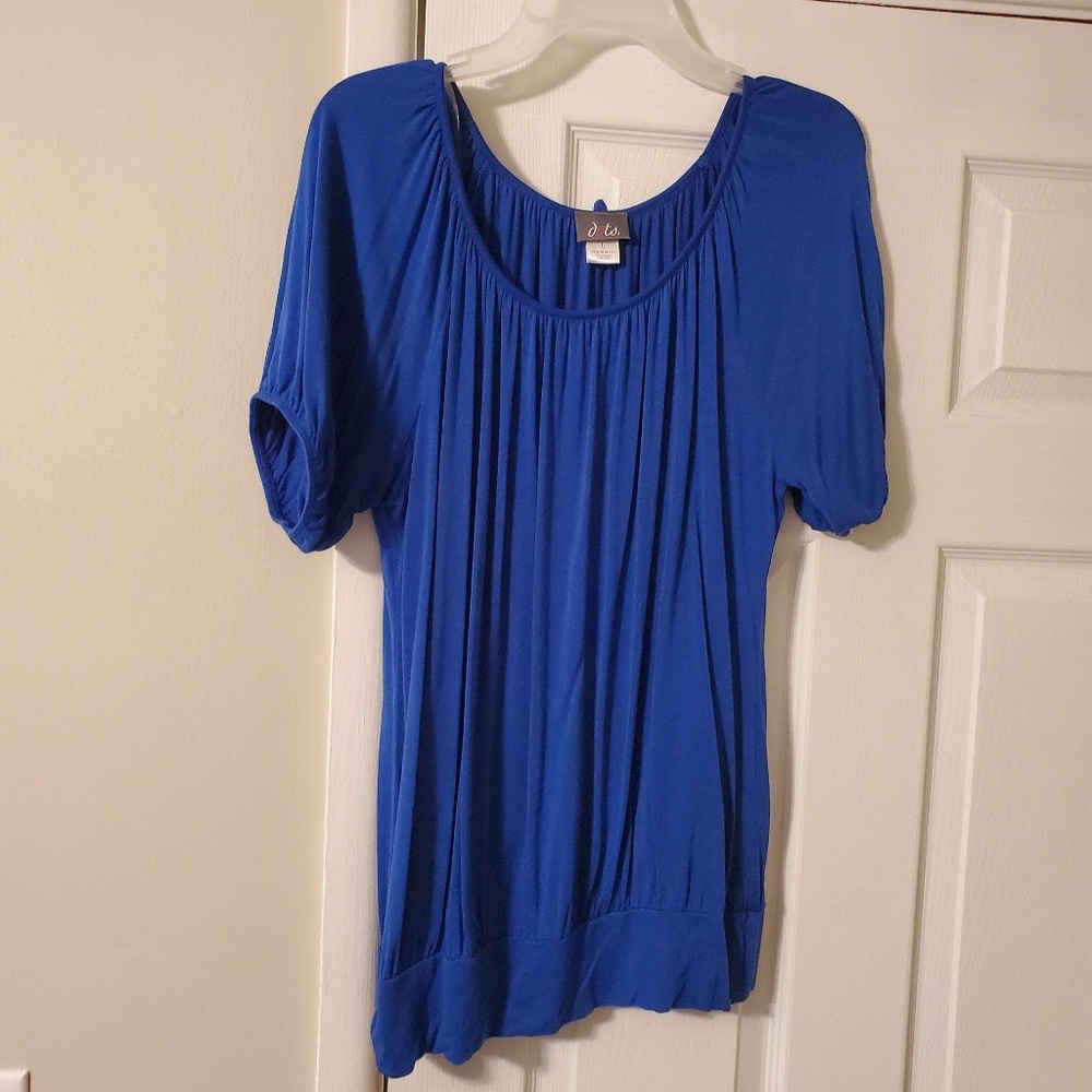 Dots Blue Top